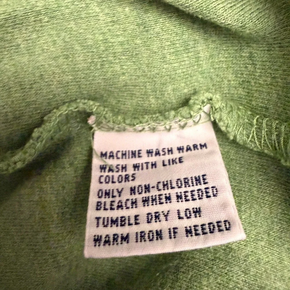 Polo Ralph Lauren Polo Shirt Men XL Green Collared Logo High Low Hem Cotton XL